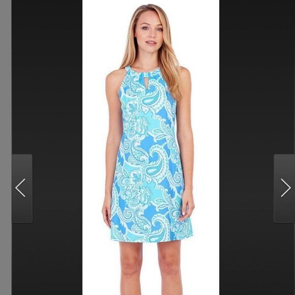 Jude Connally Lisa Keyhole Dress - Picture 1 of 9